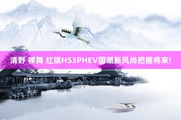清野 裸舞 红旗HS3PHEV国潮新风尚把握将来!